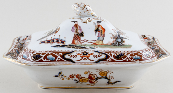 Vegetable Dish with Cover c1920s